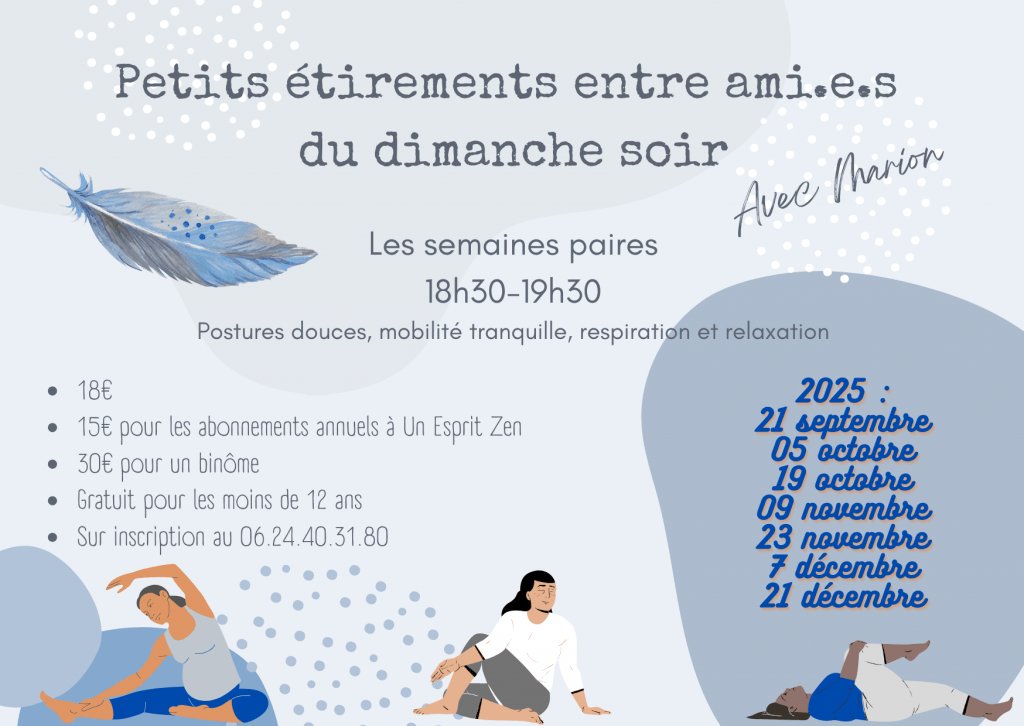 petits étirements du dimanche soir